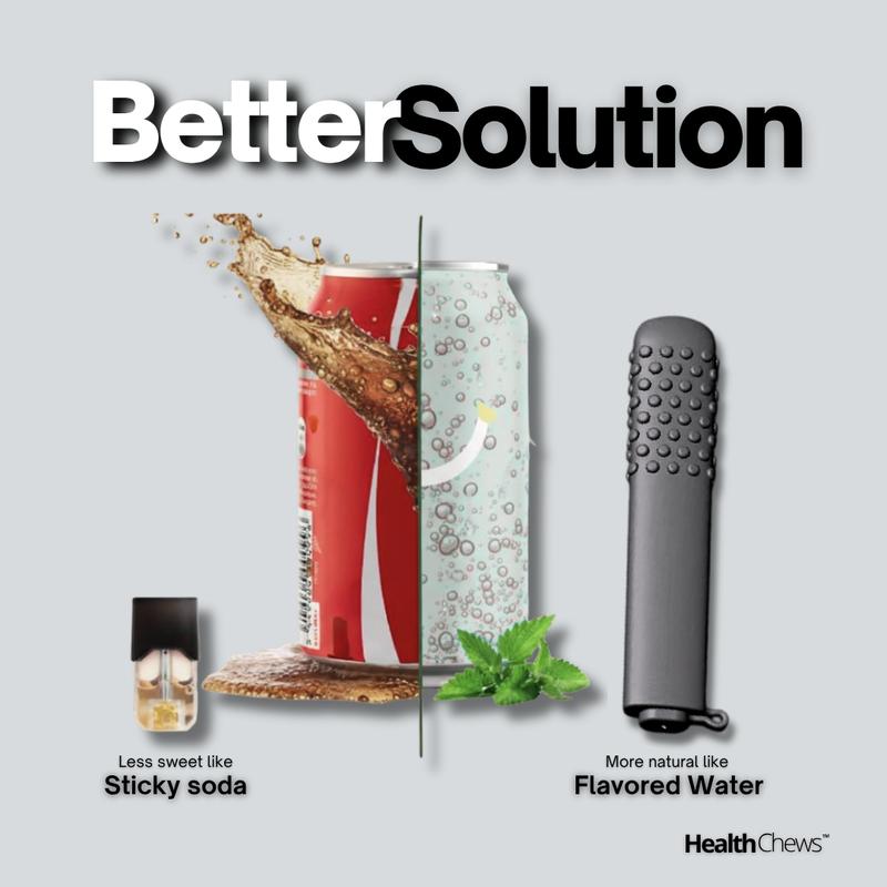 Health Chews Aroma Flex PuffBar 3-Pack – Natural Quit Smoking Inhaler & Quit Vaping Aid – Essential Oil Infused Chew Stick for Craving Relief, Stress Relief Tool, and Oral Fixation Quit Smoking Aid