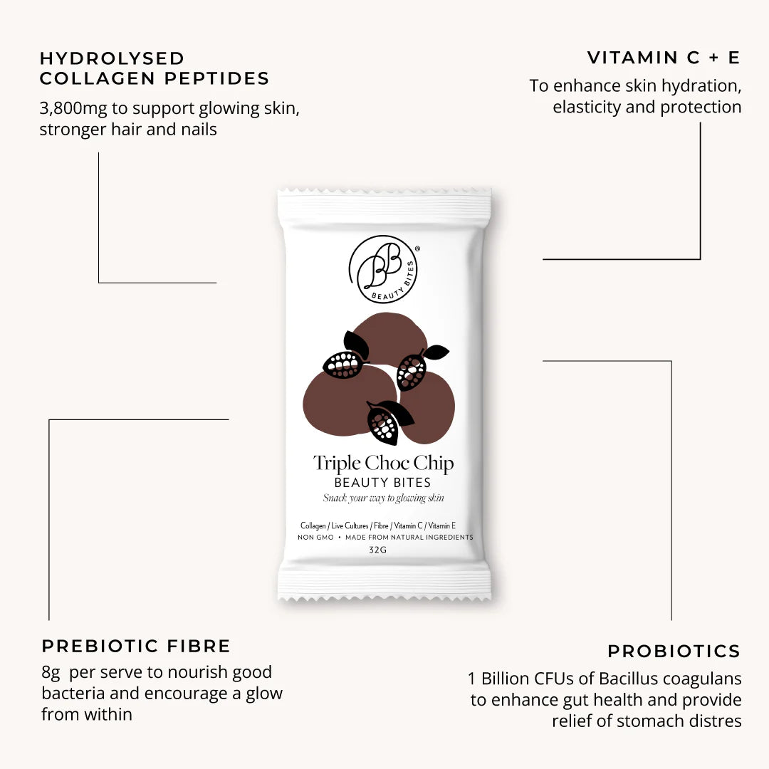 DEORTHO Protein Bars with Collagen Peptides, 3,800mg Collagen for Women, Prebiotic Fiber, Probiotics, Vitamin C & E, Low Sugar, Gluten Free, Beauty & Gut Support Snack